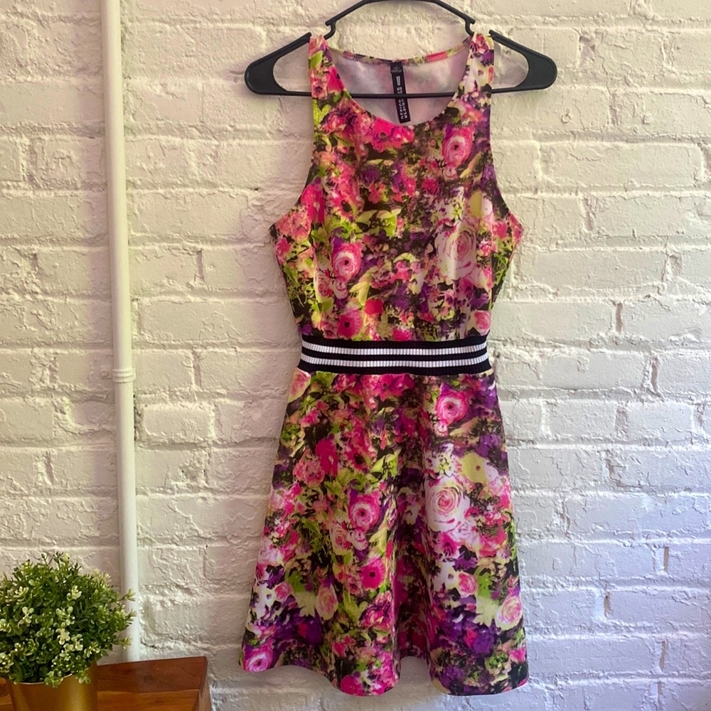 Design Lab Lord and Taylor Floral A line dress